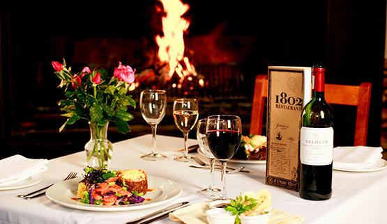 Gourmet dining at Cape Winelands Hotels.